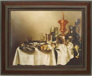 Copy of still life with gilt goblet painting
