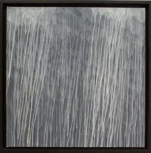 Abstract gray lines painting