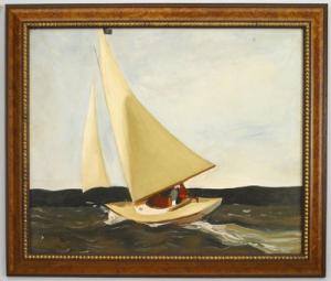 Copy of sail boat seascape painting