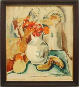 Copy of a still life poppy painting
