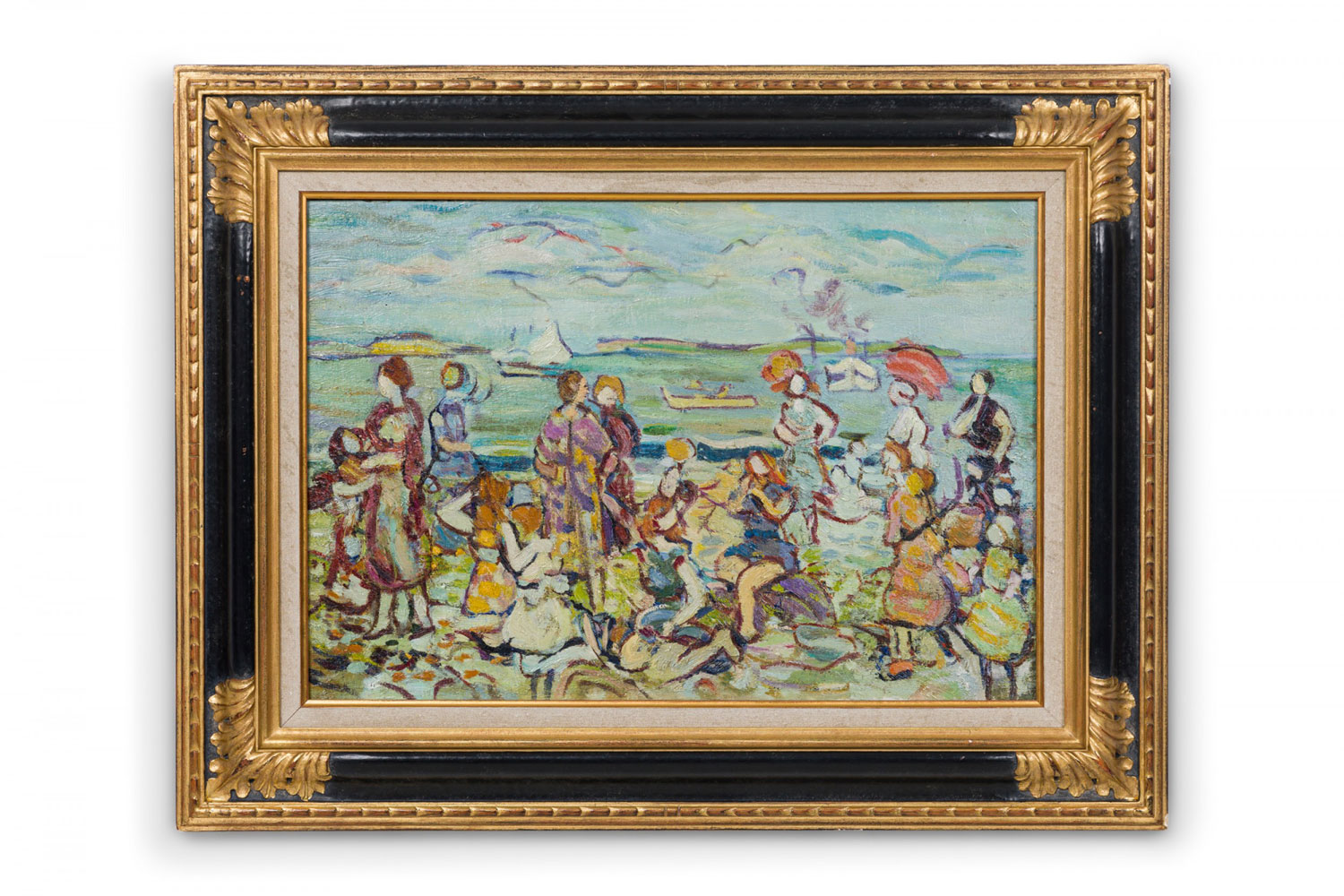 Copy of the inlet painting of summer scene