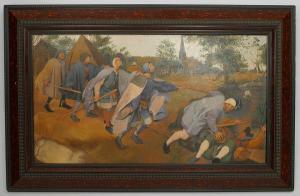 Copy of the parable of the blind leading the blind painting