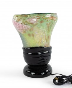 Italian murano glass nichetto table lamp