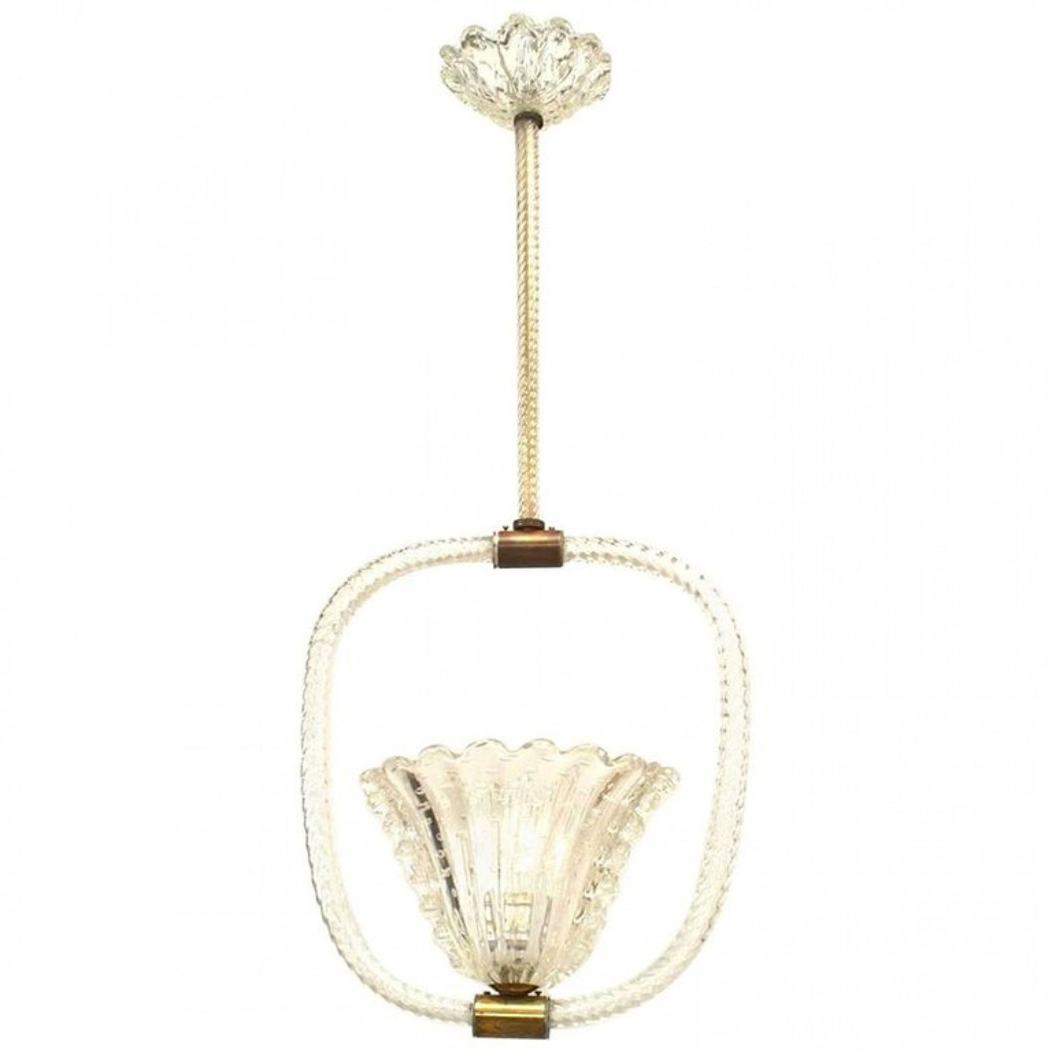 French mid century baccarat crystal lantern 1