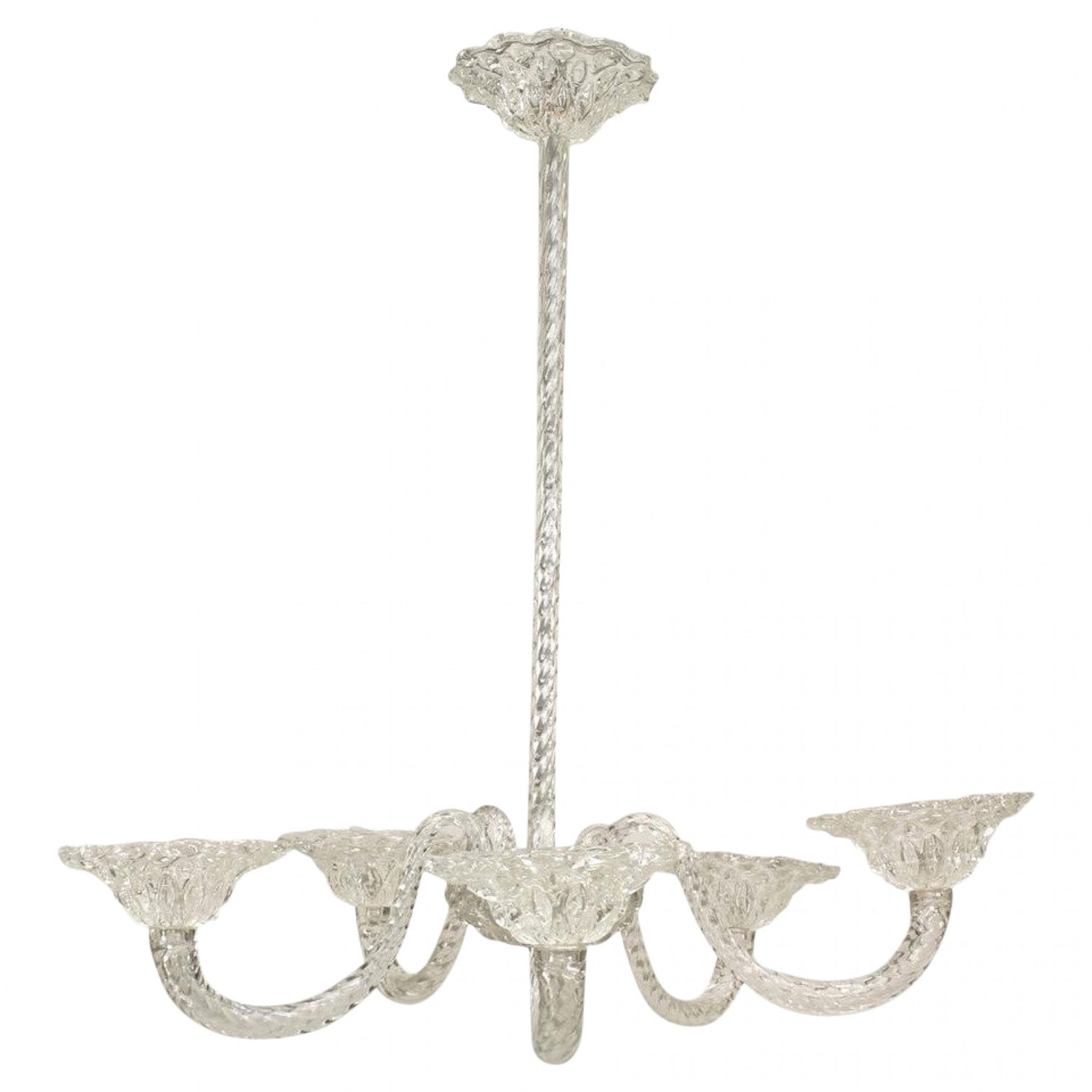 Italian venetian murano Bubble glass chandelier