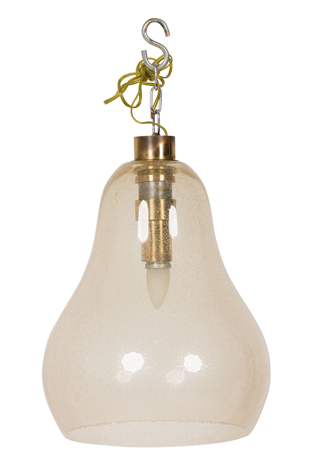 Italian venetian pulegoso gold dusted glass lantern