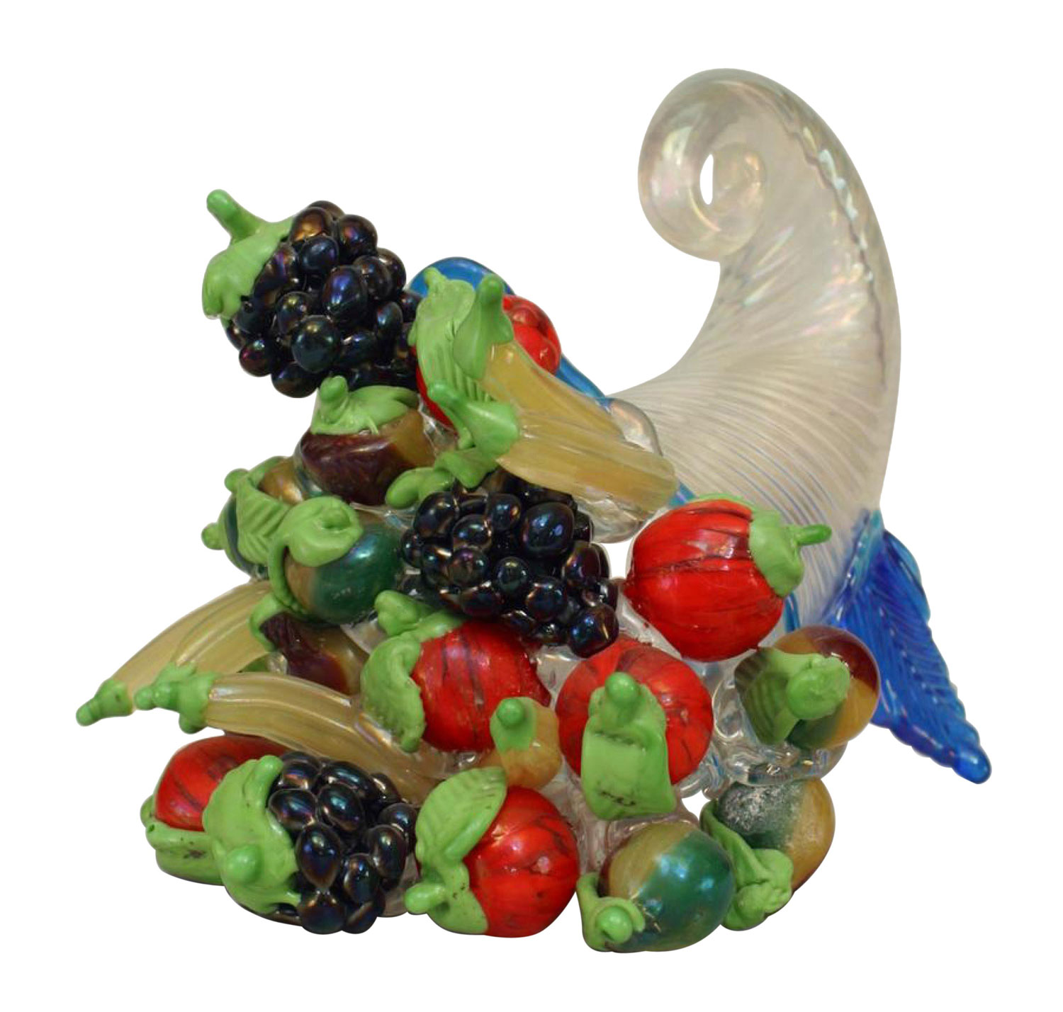 Mid century italian murano glass cornucopia