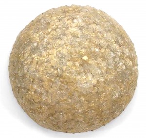 Italian mid century murano gold dusted glass ceiling fixtures 1