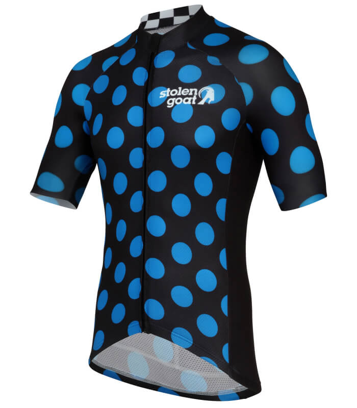 Buy Stolen Goat Bodyline SS Cycling Jersey Mens Polka
