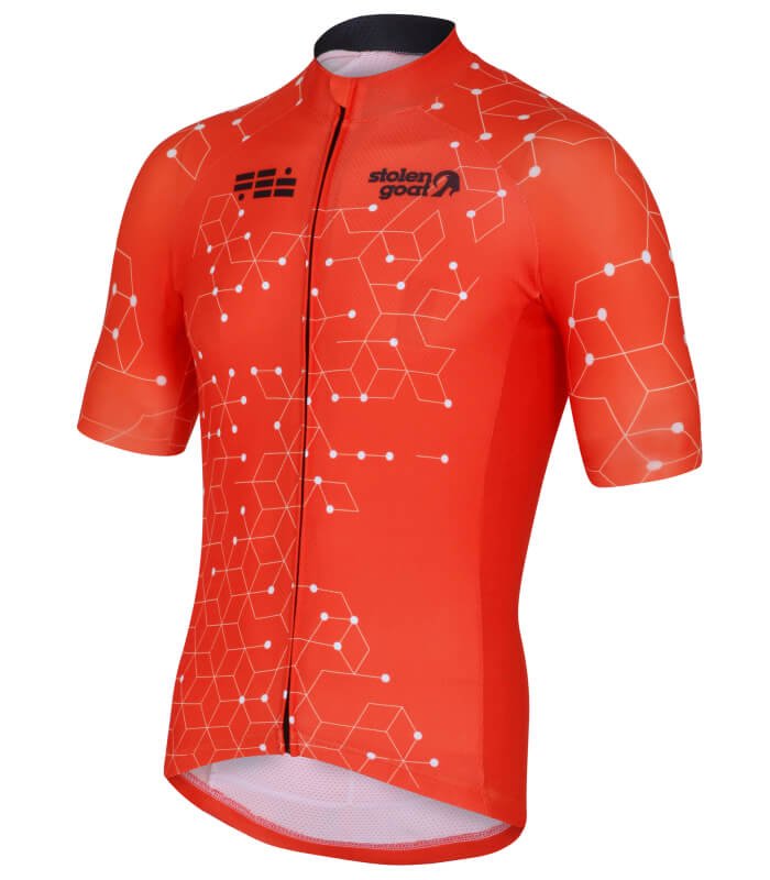 Buy Stolen Goat Bodyline Ss Cycling Jersey Men's Intergalactic Orange