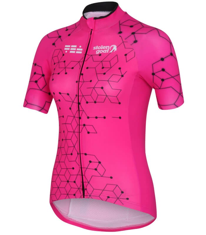 Buy Stolen Goat Bodyline Ss Cycling Jersey Womens Intergalactic Pink