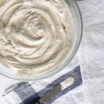 vanilla buttercream recipe by sugar and sparrow