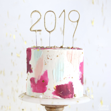 New Years cake by sugar and sparrow