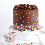 easy chocolate cake recipe by sugar and sparrow
