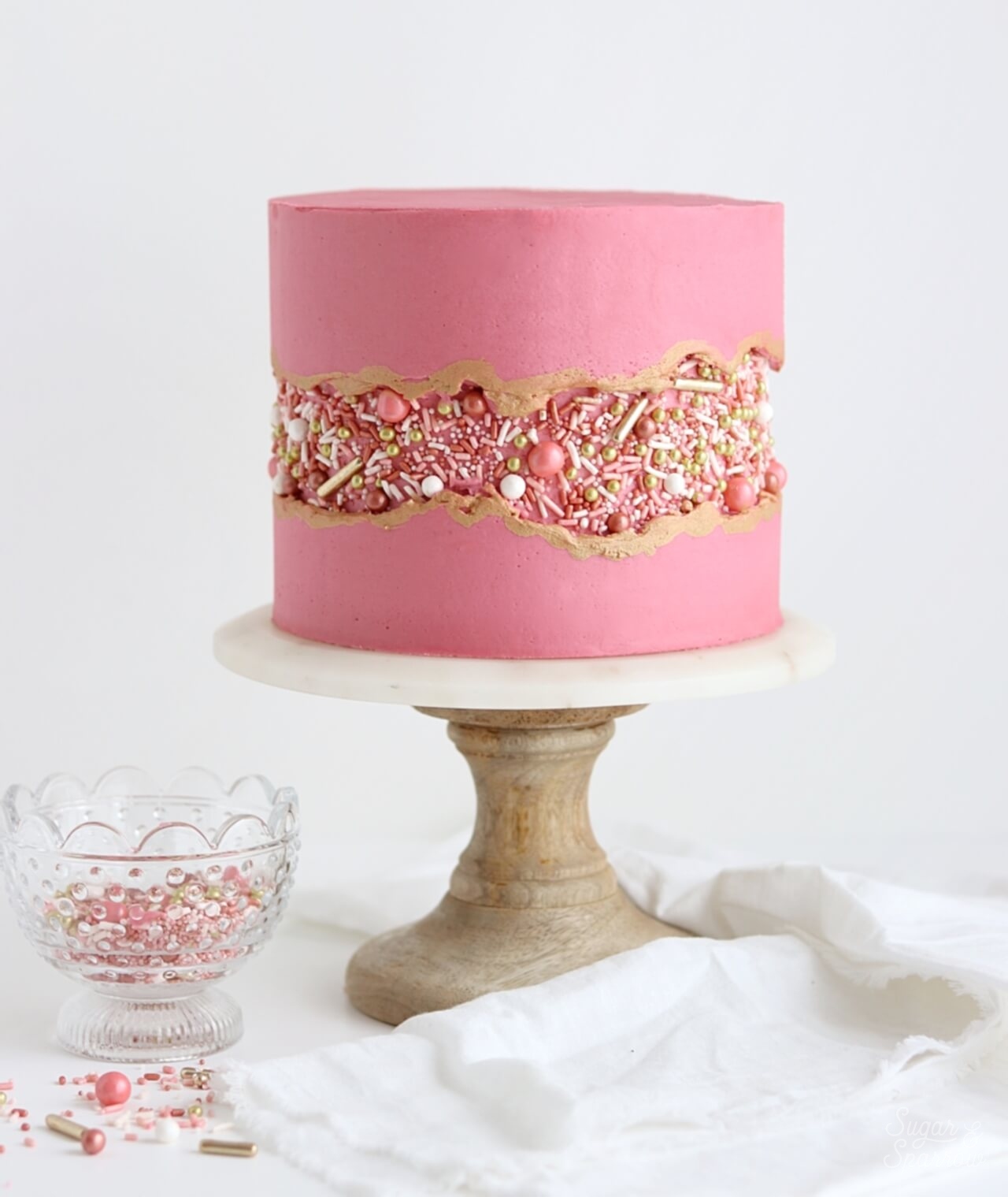 Sprinkle Fault Line Cake Tutorial 7 Sugar Sparrow Sprinkle Fault Line Cake Tutorial 7 Sugar Sparrow