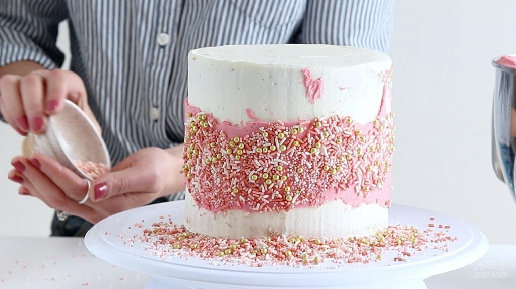 Création d'un Fault line cake