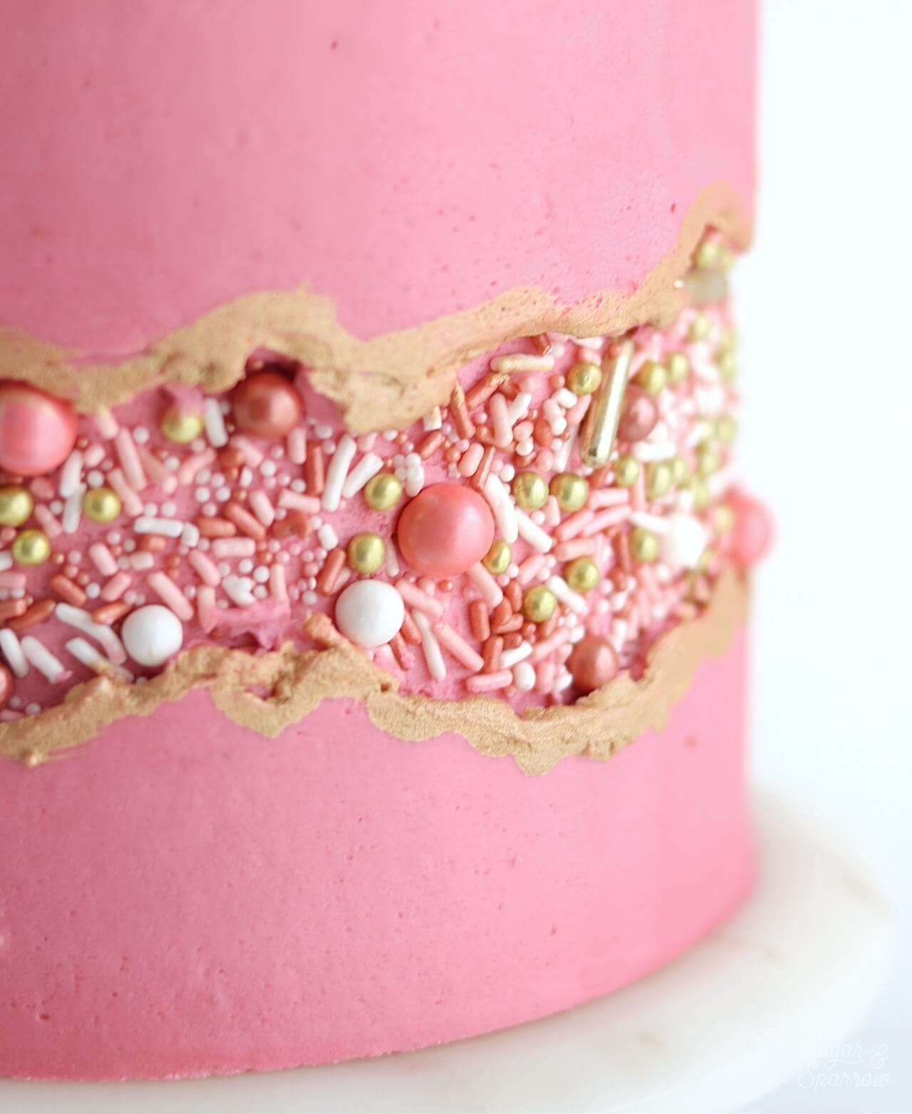 9 tutorial Line Fault Sugar 9  Cake  Tutorial Sparrow Sprinkle &