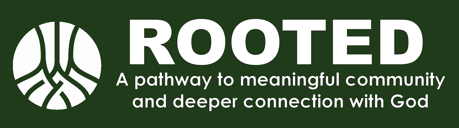 Rooted Logo with catchphrase