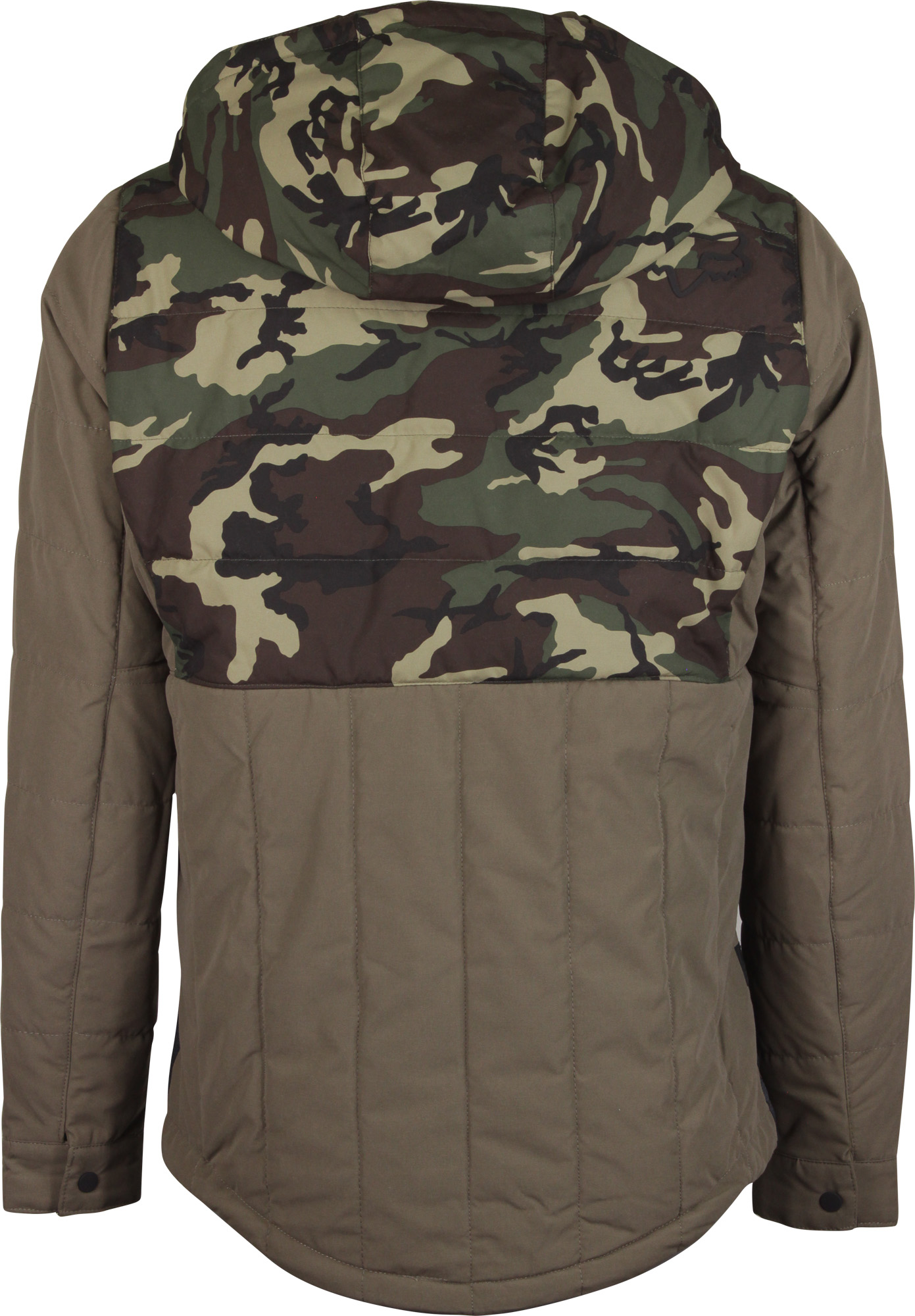 Bark//Camo Fox Racing Mens Podium Puffer Jacket