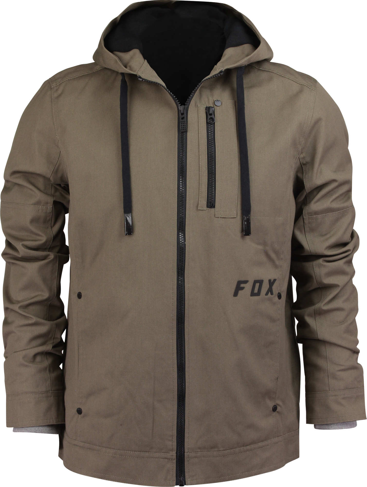 Fox Racing Mens Mercer Canvas Fleece lined Jacket Bark Brown eBay