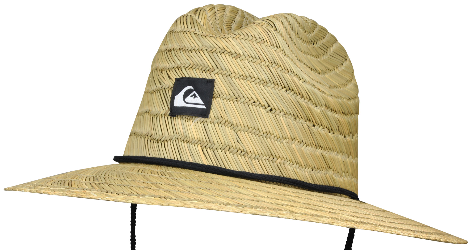 Quiksilver Pierside Slim Wide Brim Hat (Straw Brown) Size Large/XL
