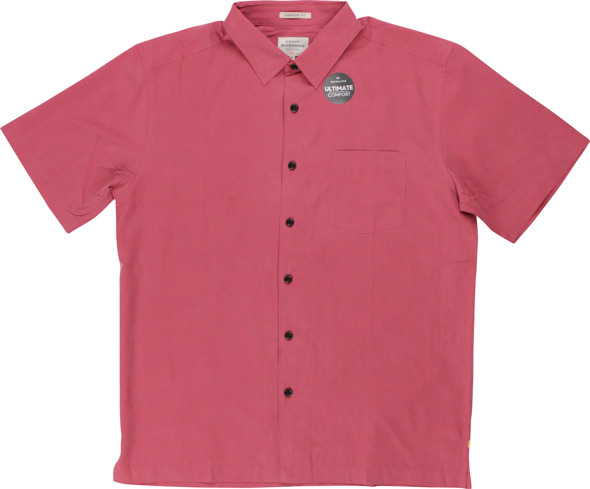 red quiksilver shirt
