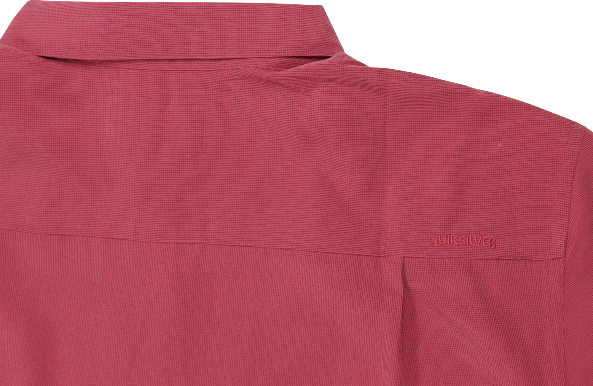 red quiksilver shirt