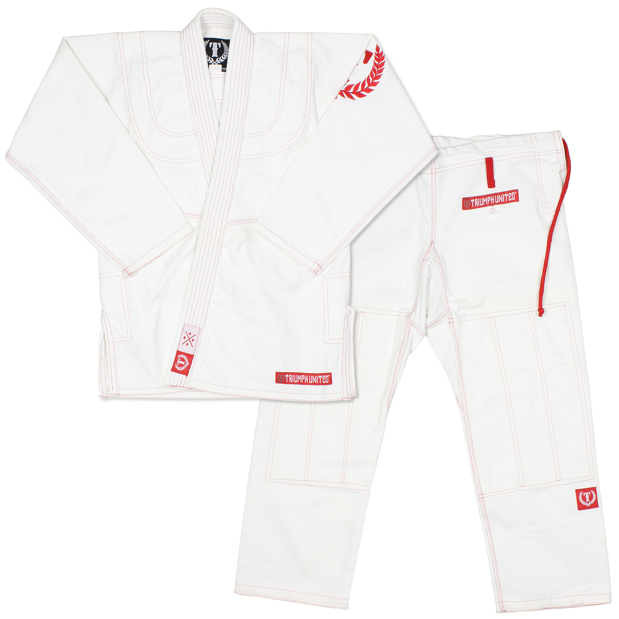 Triumph United mannens Diablo BJJ Gi --wit Triumph United mannens Diablo BJJ Gi --wit