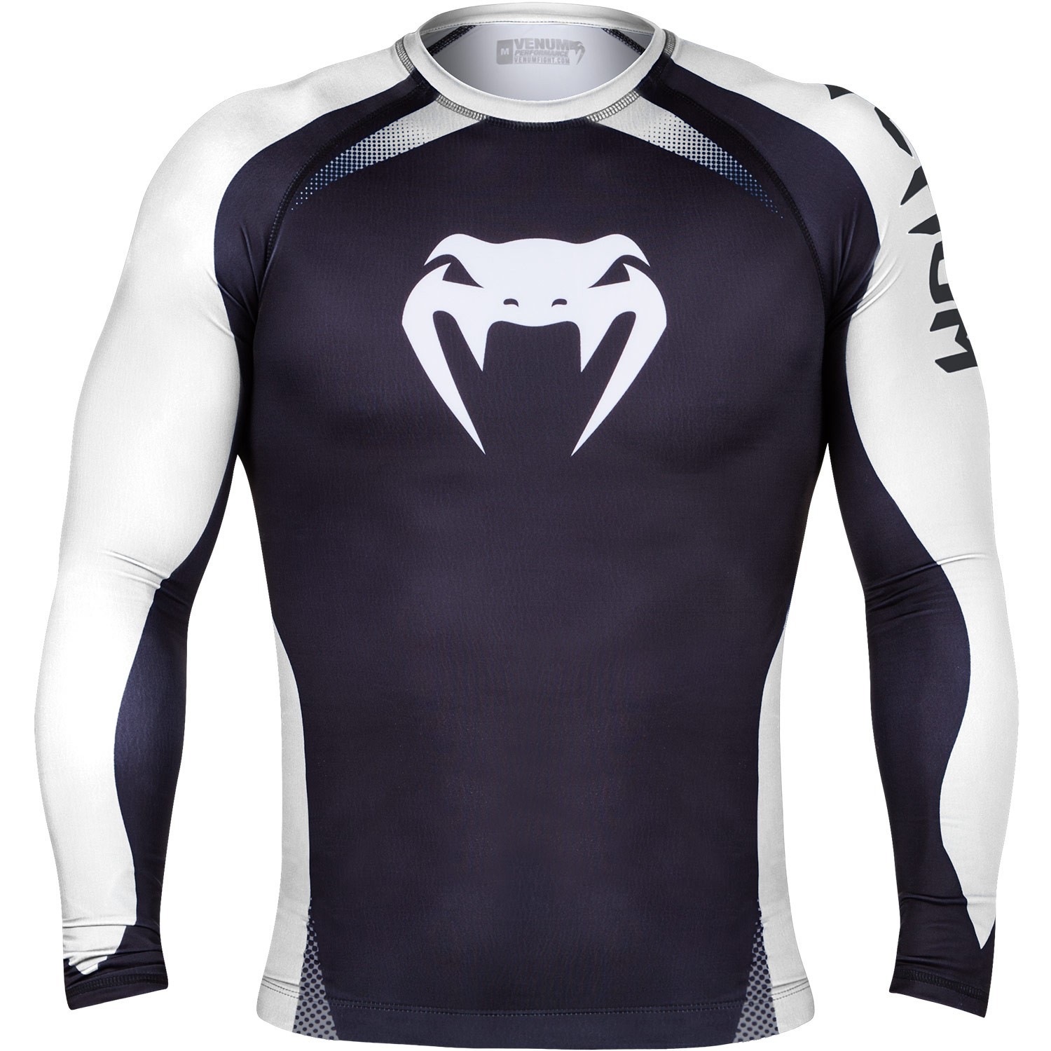 Venum No Gi Long Sleeve Rashguard (Black/White) eBay