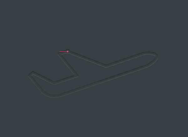 Drawing an airplane using the Bézier Game