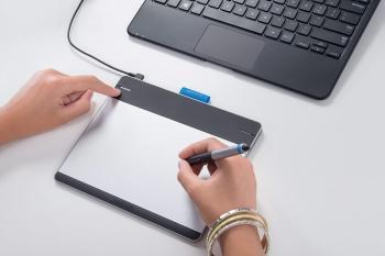 This tablet is very small and portable, making it suitable for carrying around along with your laptop. This specially goes for the small sized Intuos