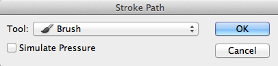 Stroke-Path-Dialogue