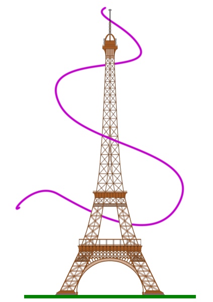 Thread Revolving Around The Eiffel Tower Example