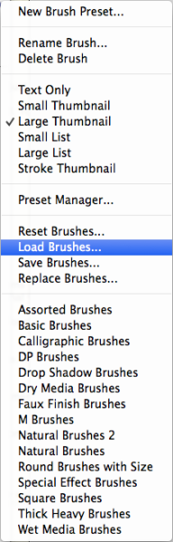 Load Brushes