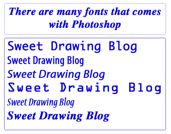 Photoshop-Fonts