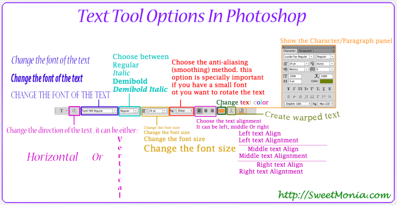 Text-Tool-Options