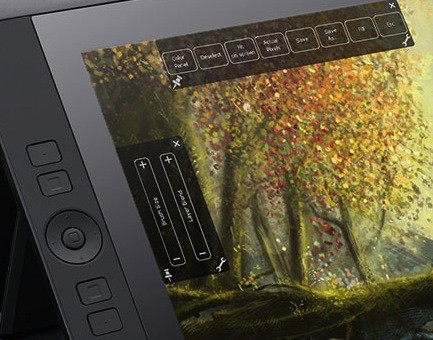 Wacom Cintiq 13 Pen and Touch Tablet On-Screen Controls