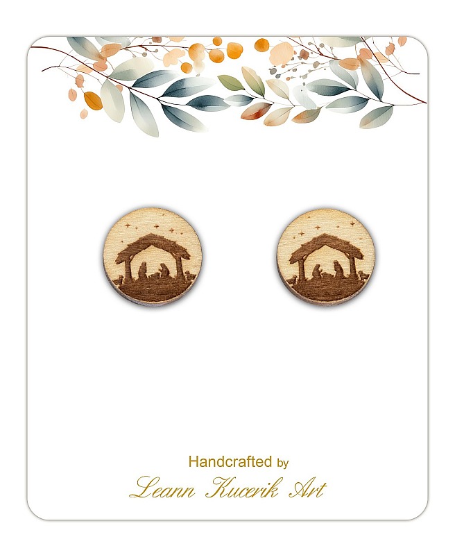 Nativity POST Earrings