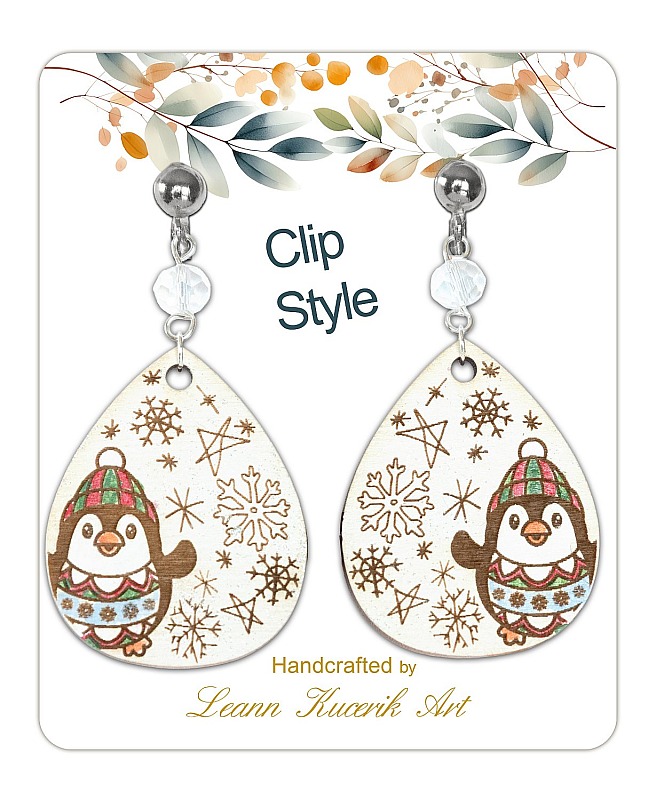 Penguin Winter Fun Earrings