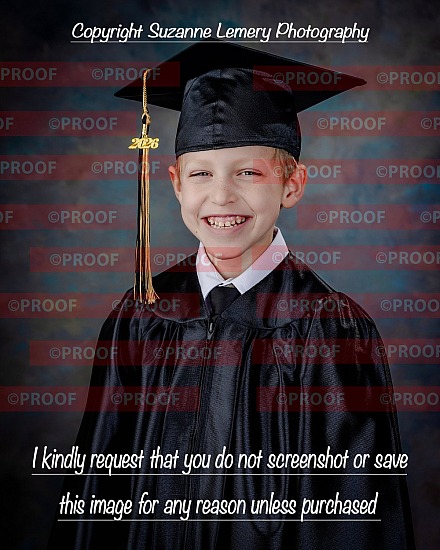 FRCS Kindergarten Cap & Gown Portraits 2026