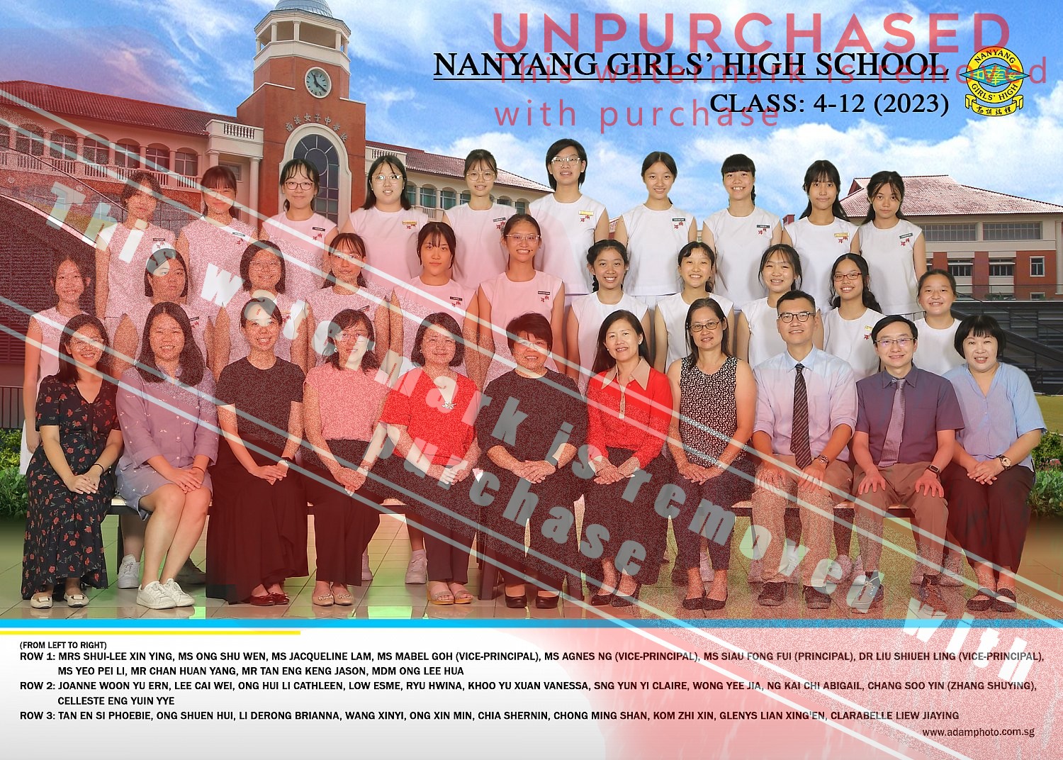 Nanyang Girls' High School 2023 School 2023 ADAMPHOTO