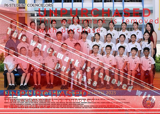 Kuo Chuan Presbyterian Primary School - Student Councillors 2025