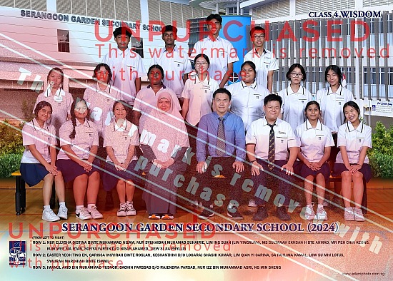Serangoon Garden Secondary School - Class 2024