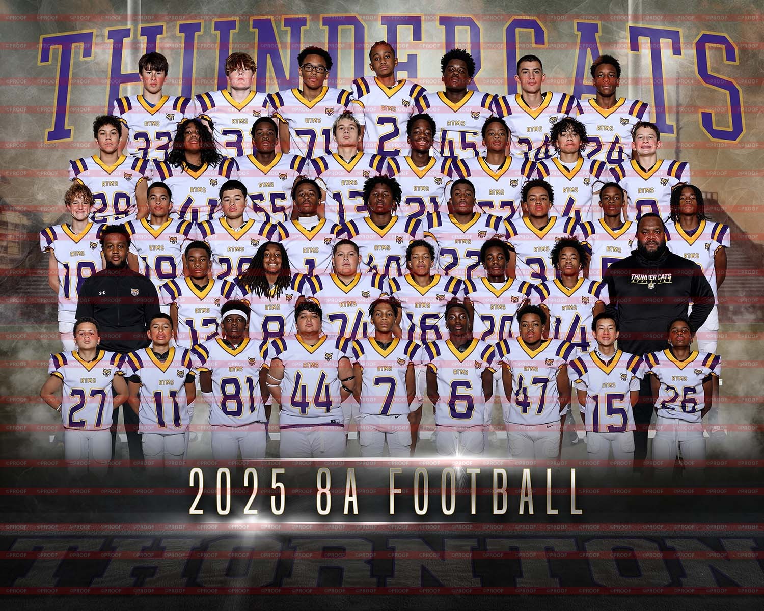2025 Thornton MS Football - Galleries - Stop Time Photography