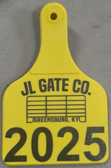 Engraved Cattle Ear Tags