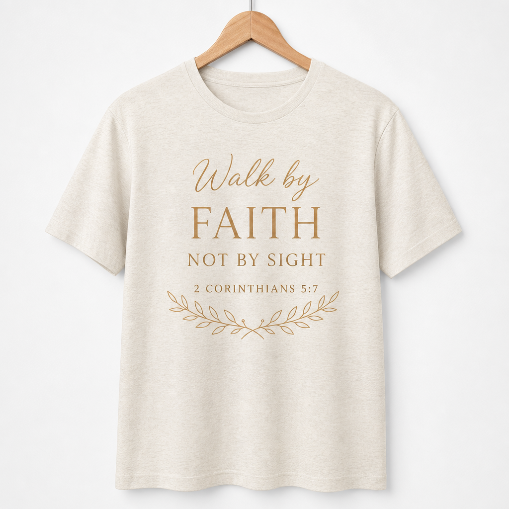 Walk By Faith – 2 Corinthians 5:7 | Christian_graphic_t-shirt.png
