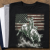 Bull Rider American Flag T-Shirt | bull-rider-american-flag-tshirt-color-options-flatlay.png