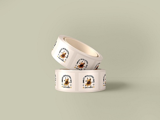 Square Roll Labels