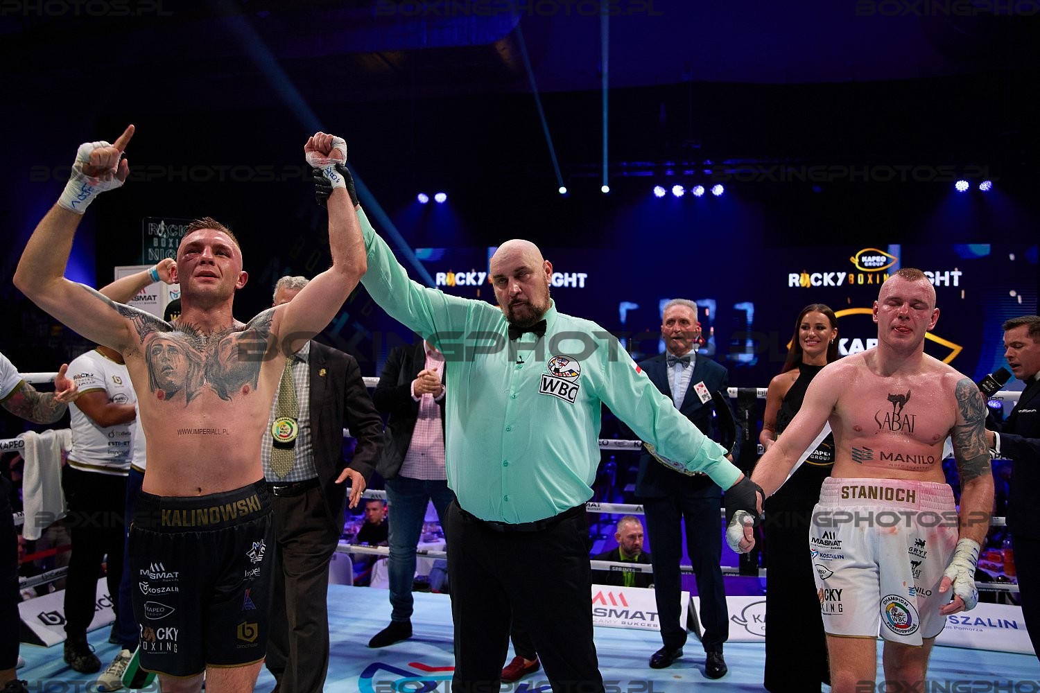 Kajetan Kalinowski, Łukasz Stanioch, Lukasz Stanioch, RBN 18, Rocky Boxing Night, Koszalin, 2024