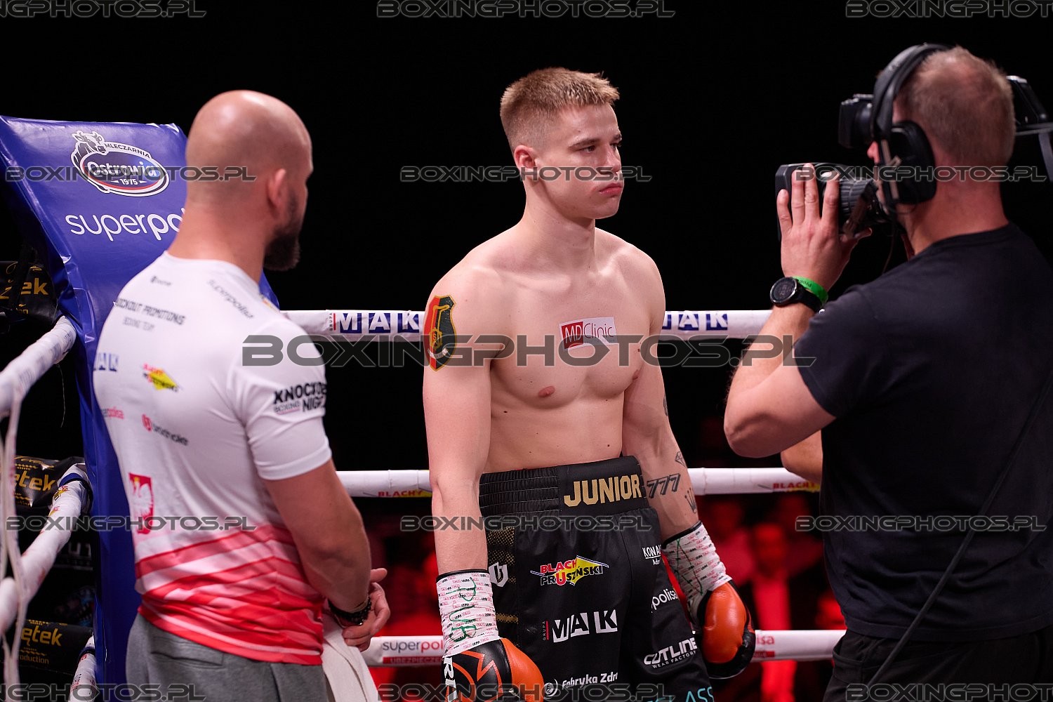 Miłosz Grabowski, Tobiasz Zarzeczny, Milosz, KnockOut Boxing Night 42, Chełm, Chelm, Poland, 2025, KBN 42